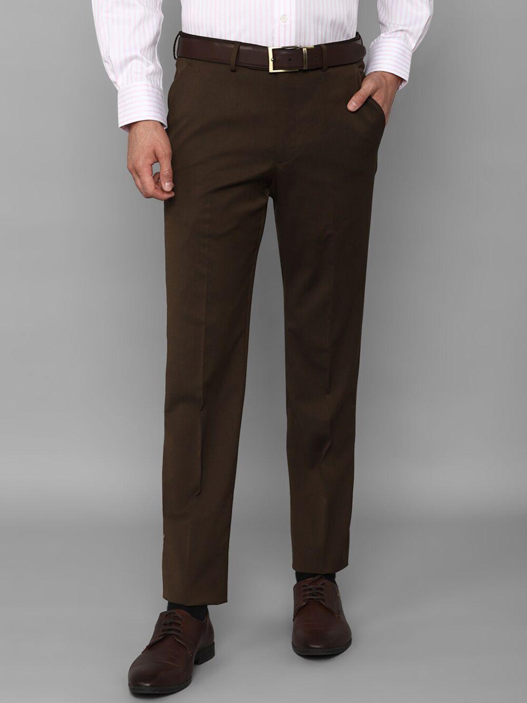 luxure by louis philippe men slim fit formal trousers