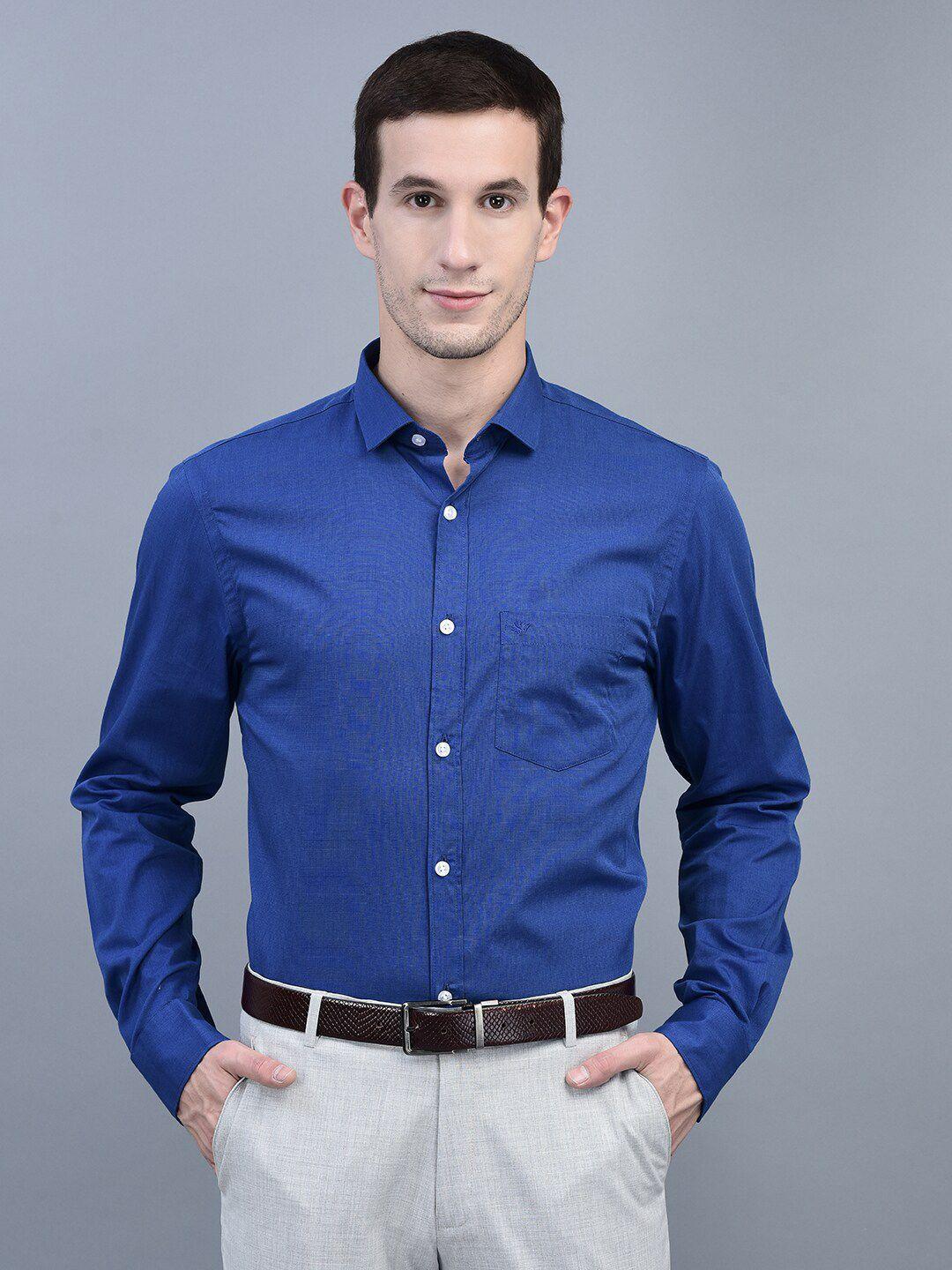 cobb spread collar cotton formal shirt