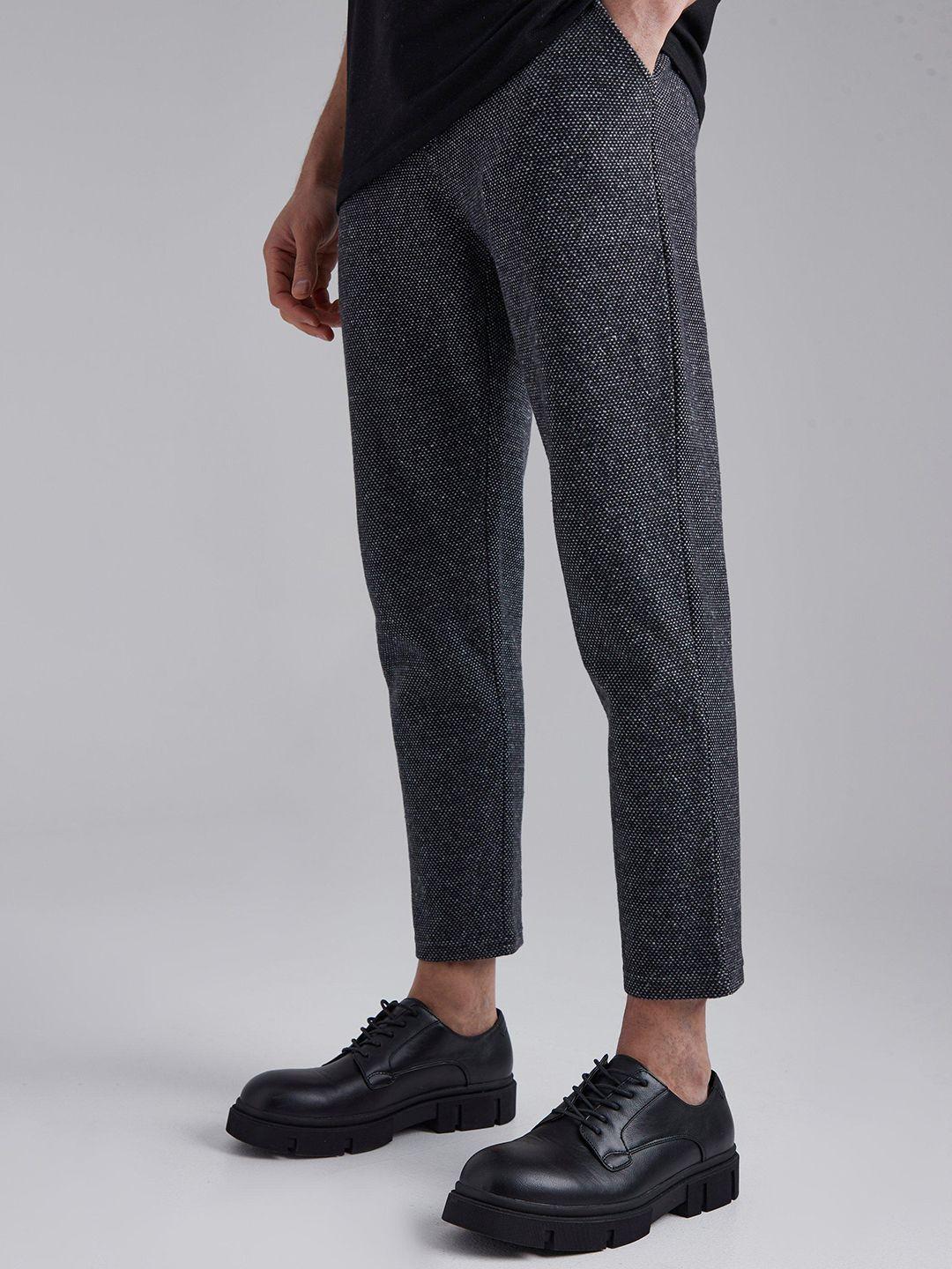 boohooman slim tapered fit track pants