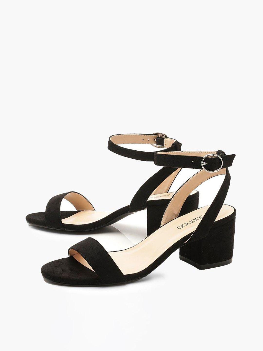 boohoo women mid-top block heels