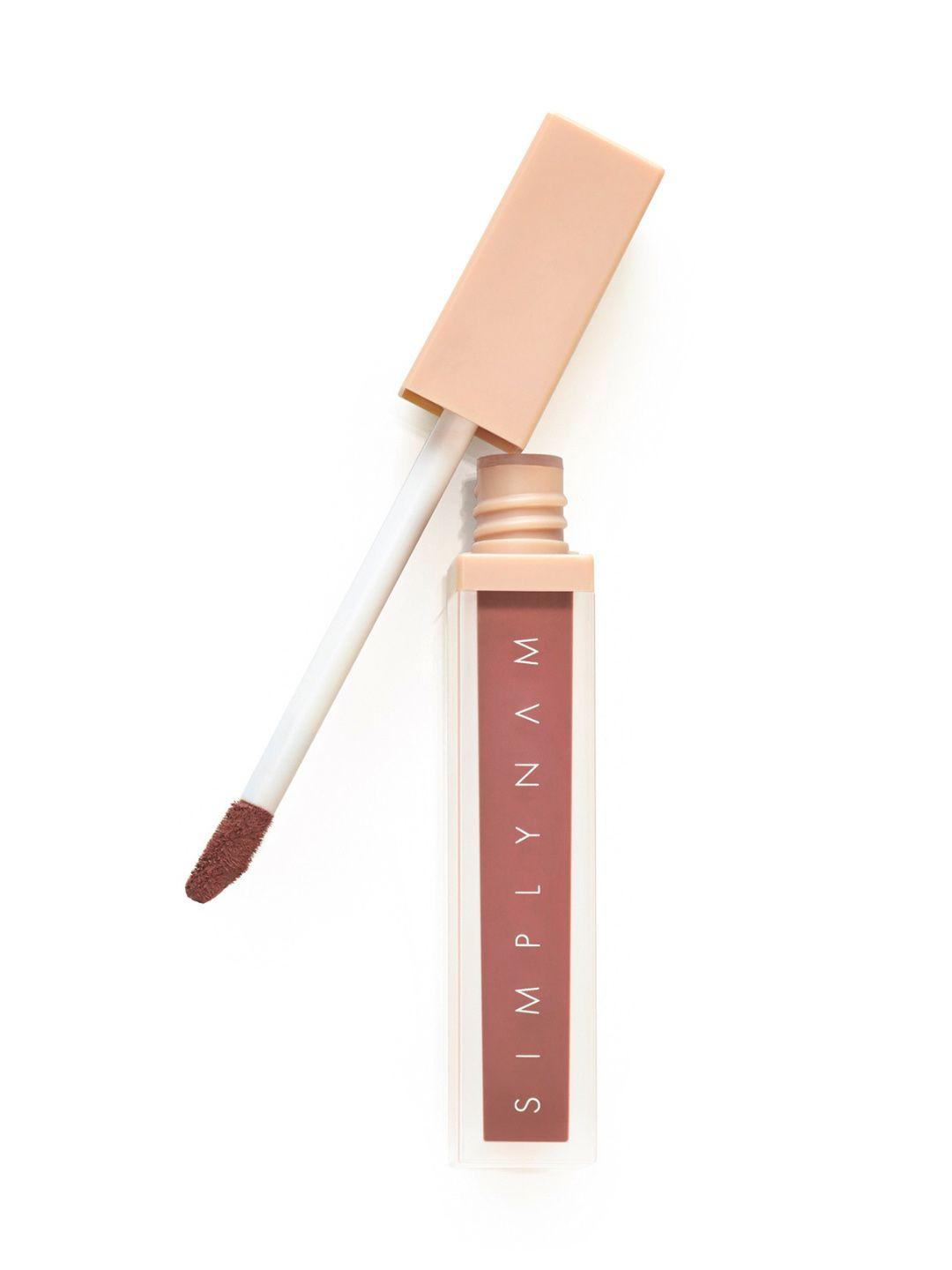 simply nam ultra-soft comfort wear matte liquid lipstick with argan oil 6ml - hanna