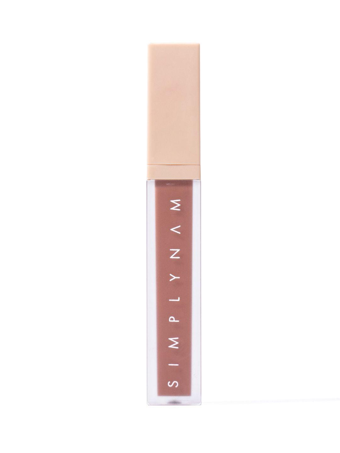 simply nam ultra-soft comfort wear matte liquid lipstick with argan oil 6ml - malaika