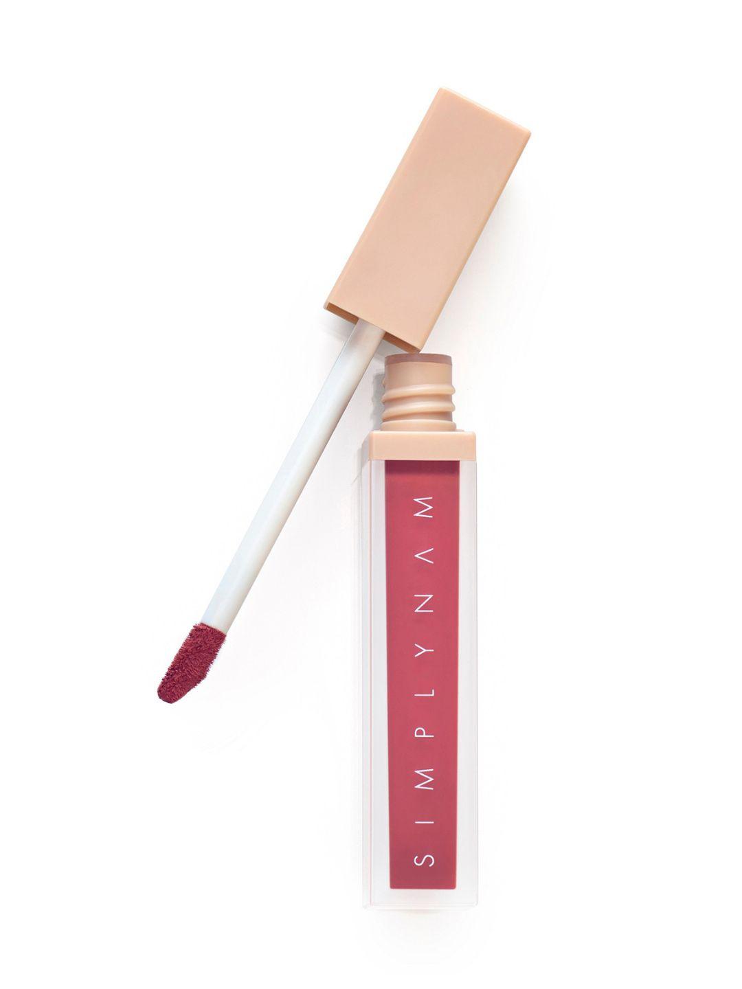 simply nam ultra-soft comfort wear matte liquid lipstick with argan oil 6ml - puneeta