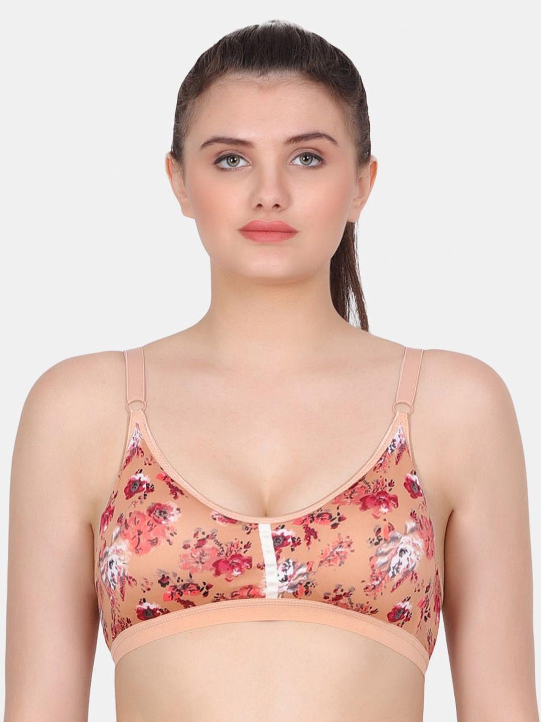 amour secret floral printed full coverage lightly padded everyday bra