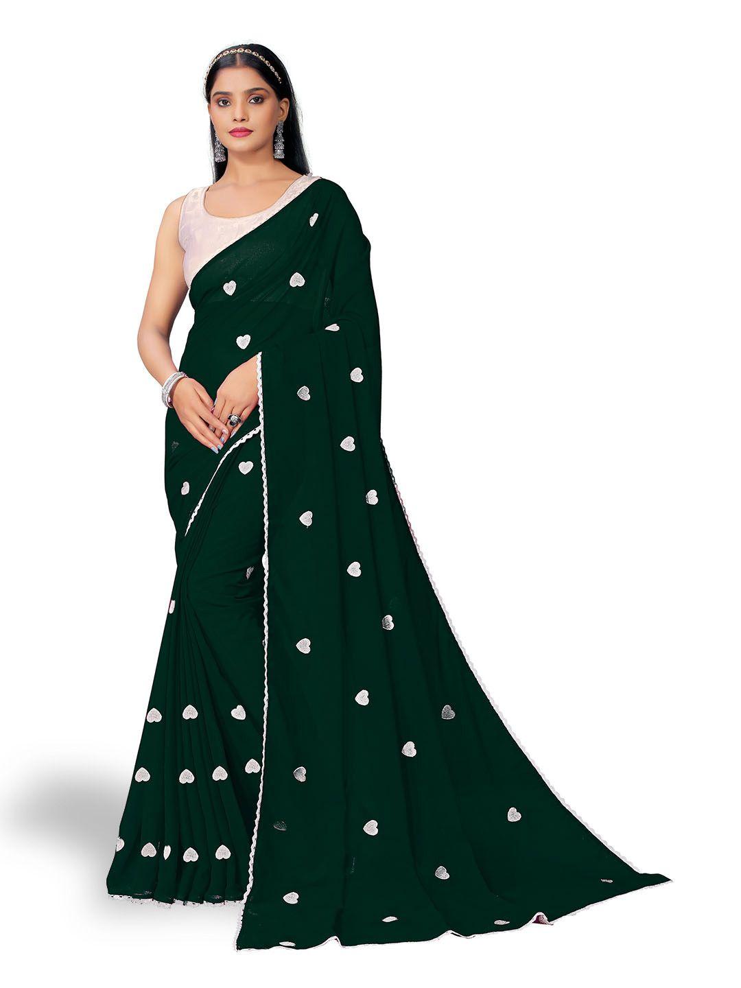 vaidehi fashion conversational embroidered pure georgette saree