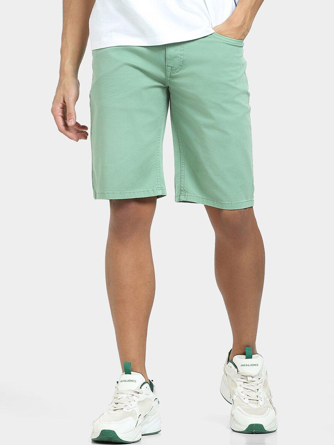 jack & jones men mid-rise cotton shorts