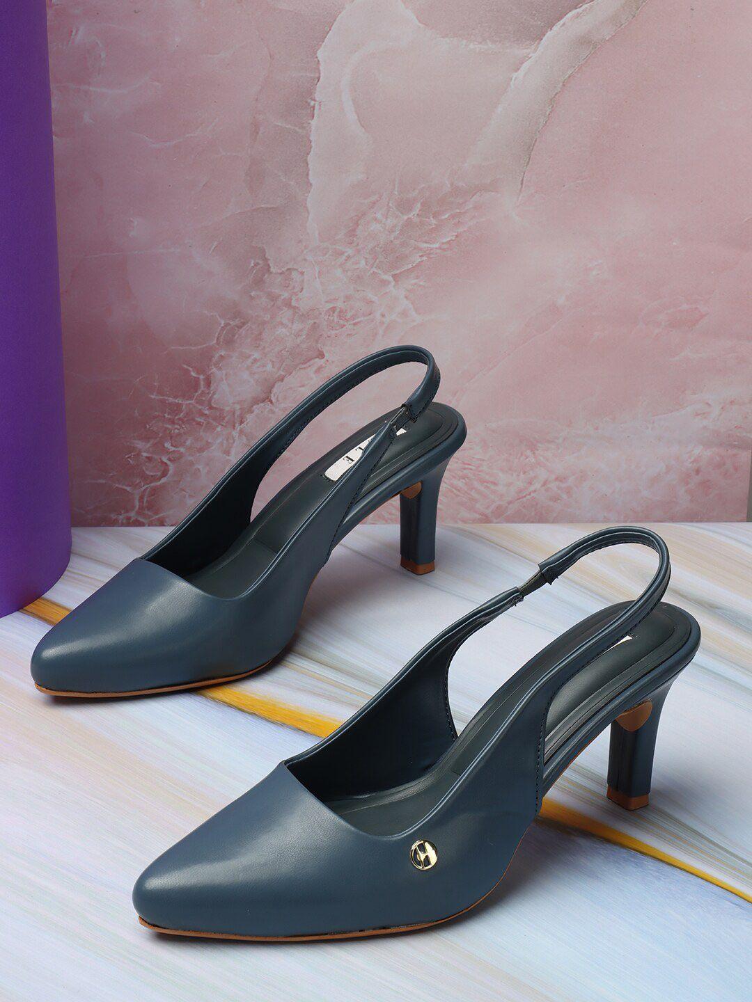 elle pointed toe slim heel mules