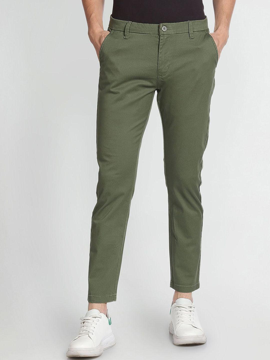 flying machine men tapered fit chinos trousers