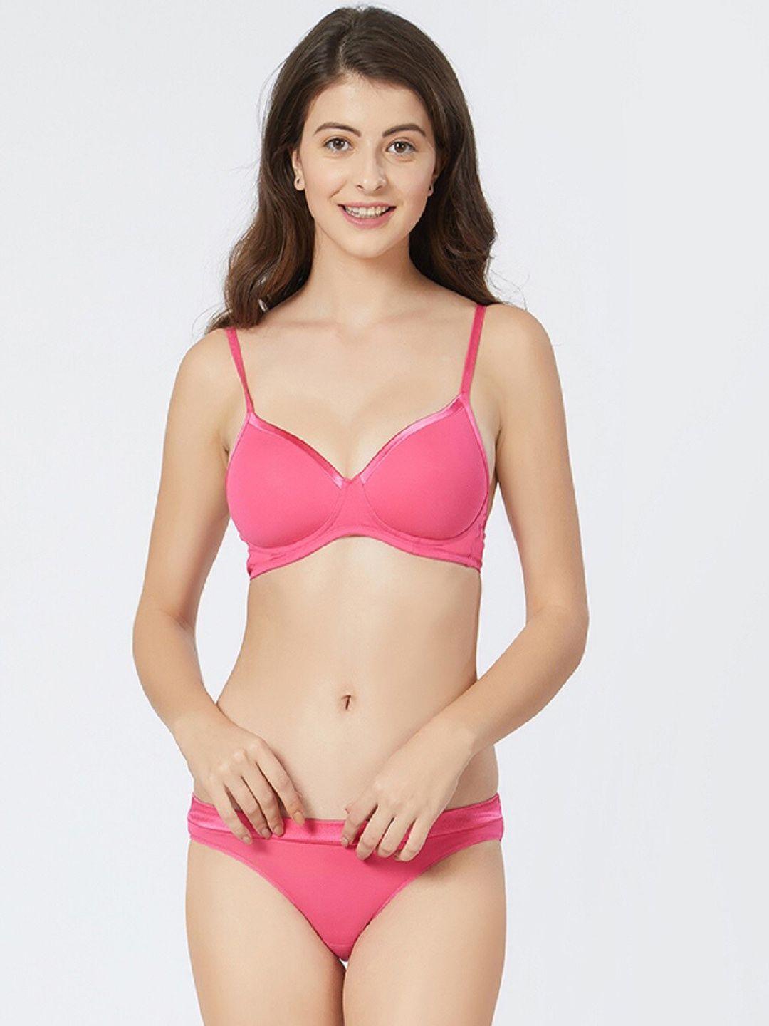 soie mid-rise lingerie set set cb-104/1103fuchsia