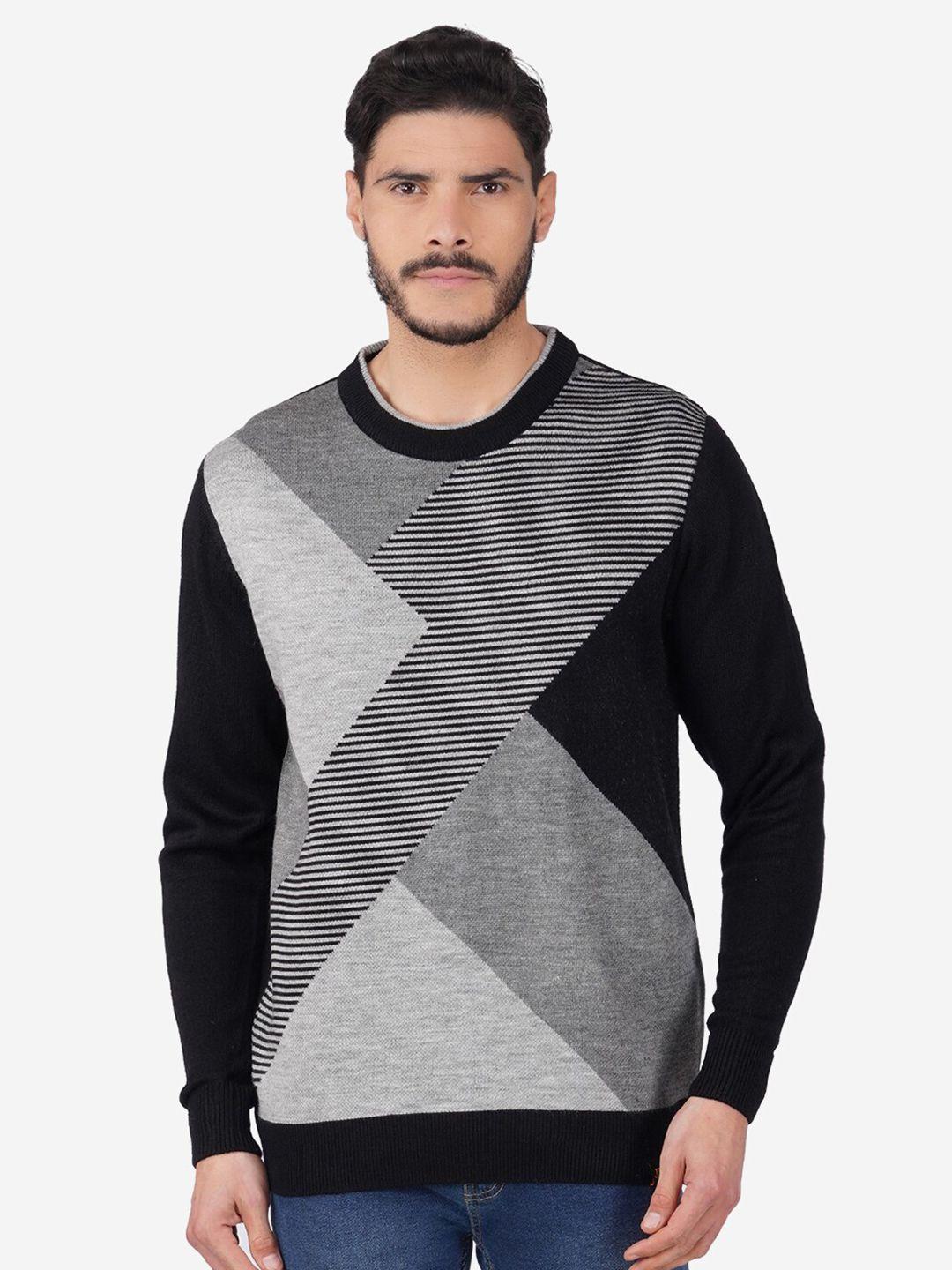 joe hazel printed acrylic pullover