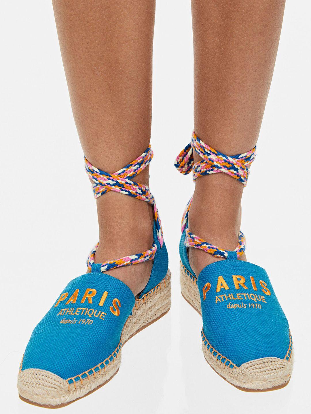 h&m women tie-strap espadrilles