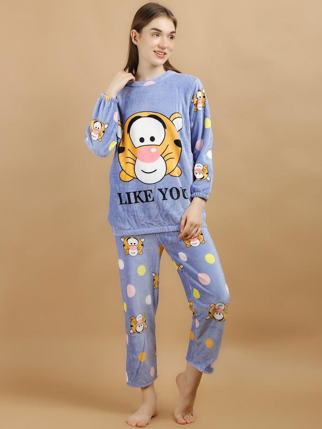 lugo looney tunes printed night suit