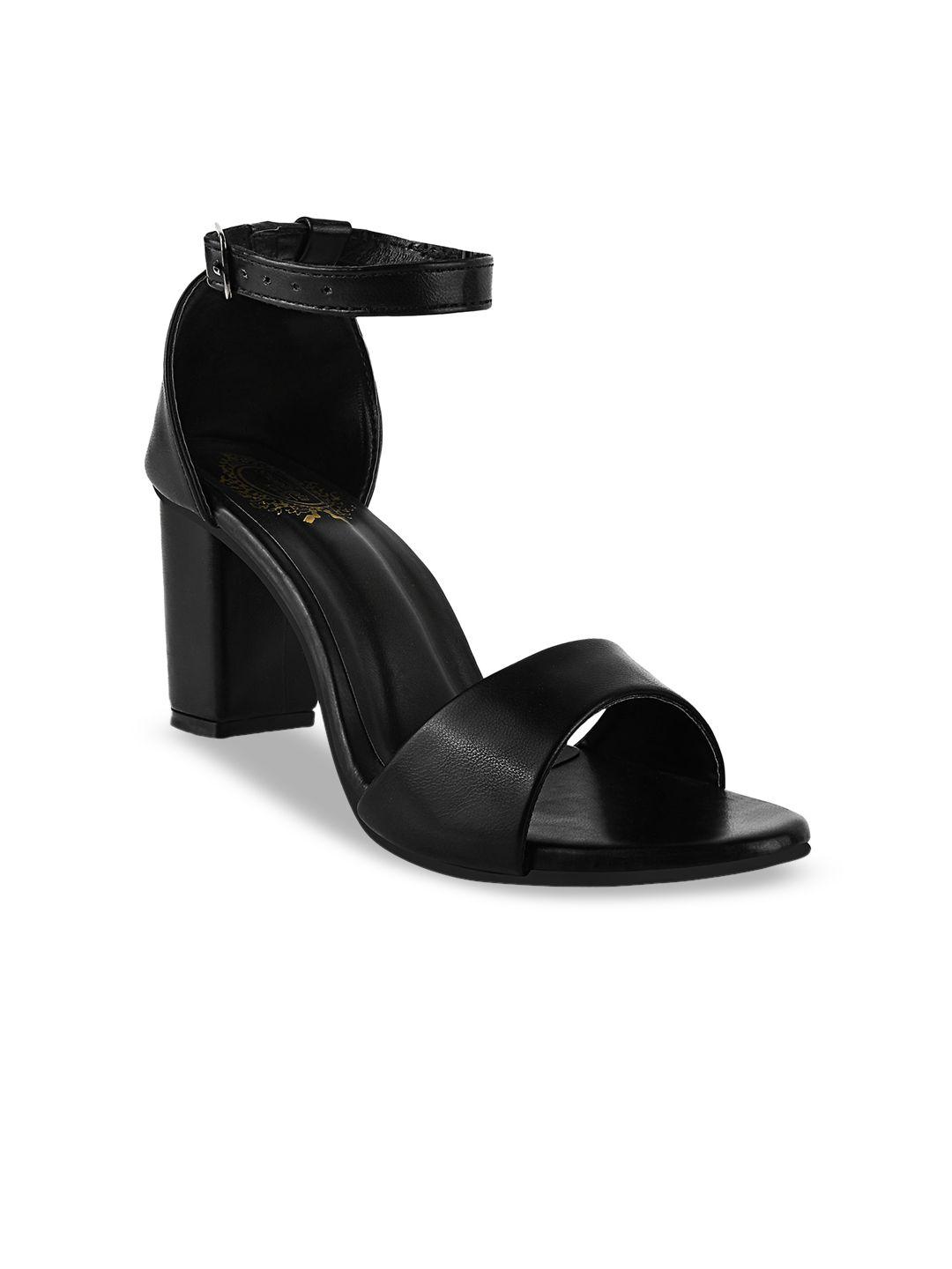 shoetopia block heels with ankle loop