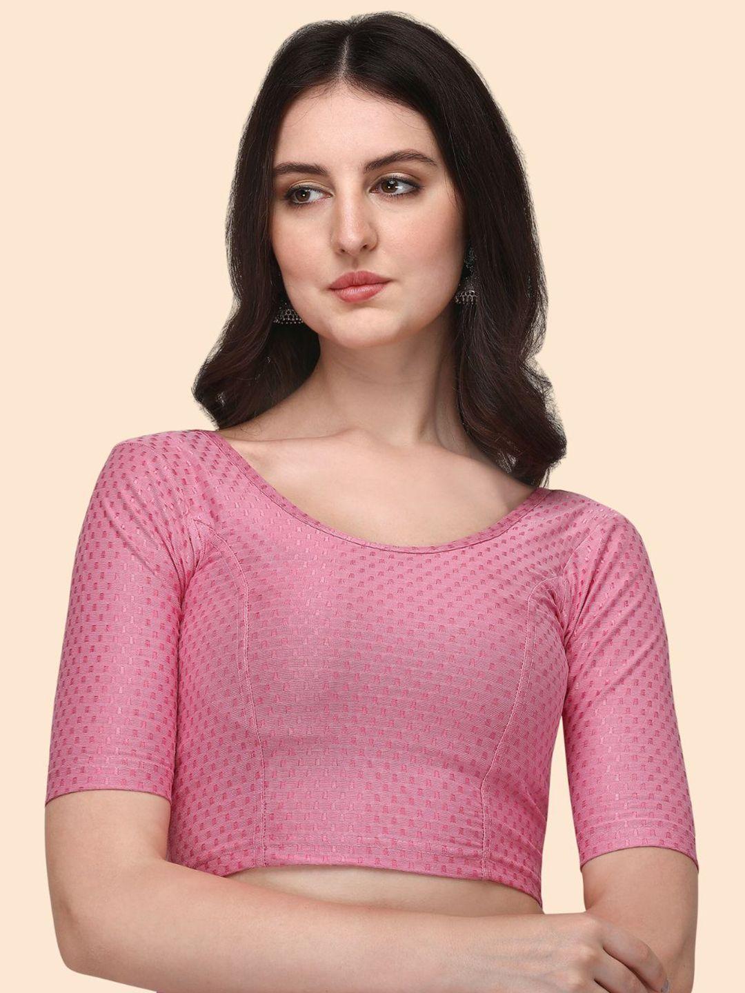 here&now woven design saree blouse