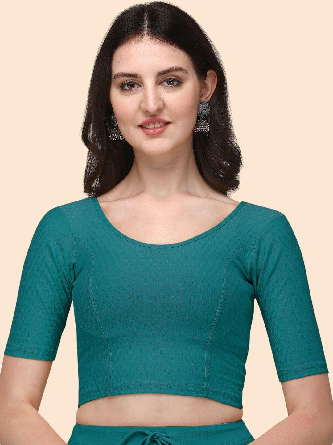 here&now self design saree blouse