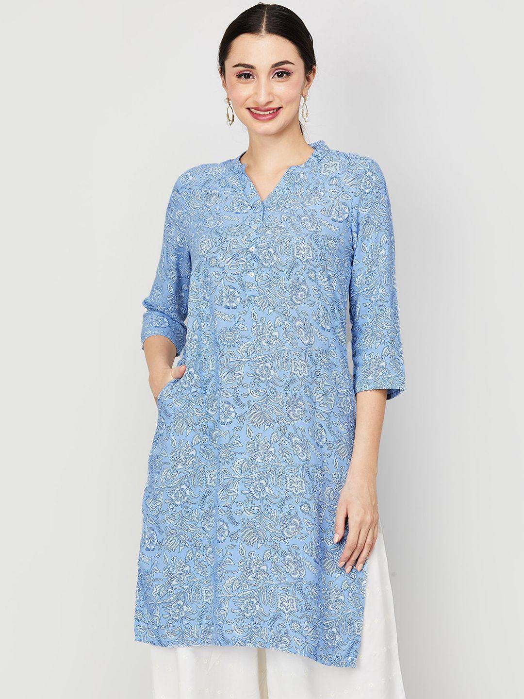 melange by lifestyle paisley printed kurta