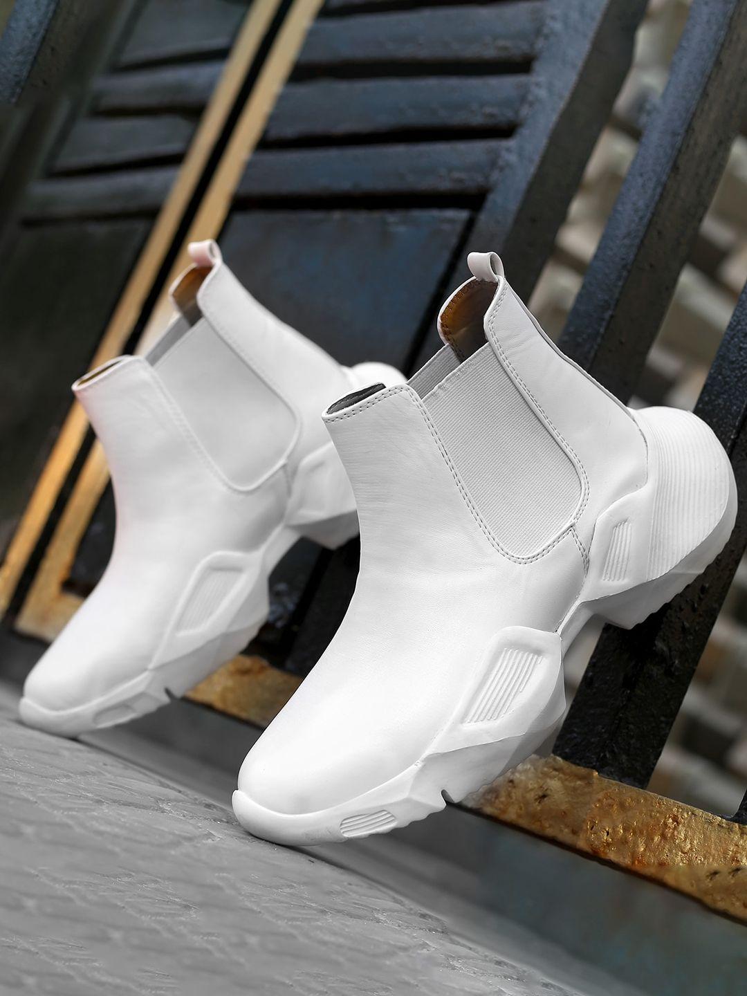 bxxy men flatform-heeled chelsea boots