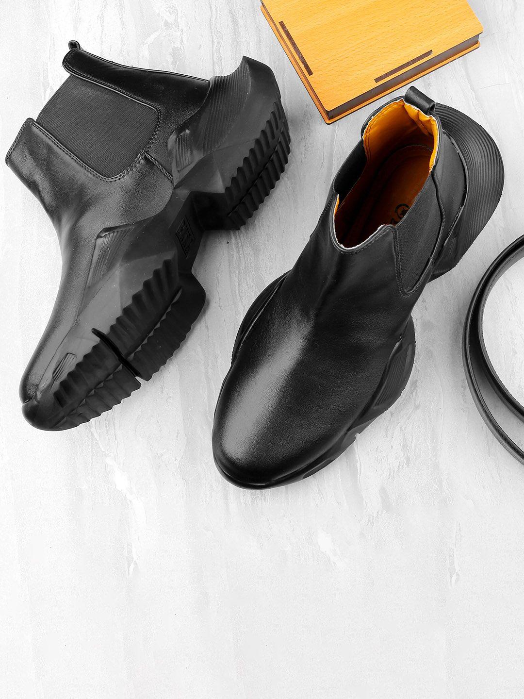 bxxy men flatform-heeled chelsea boots