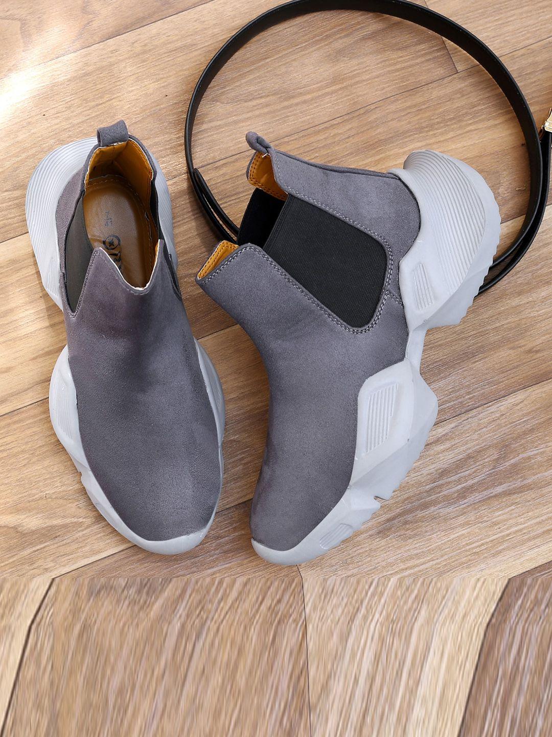 bxxy men flatform-heeled chelsea boots