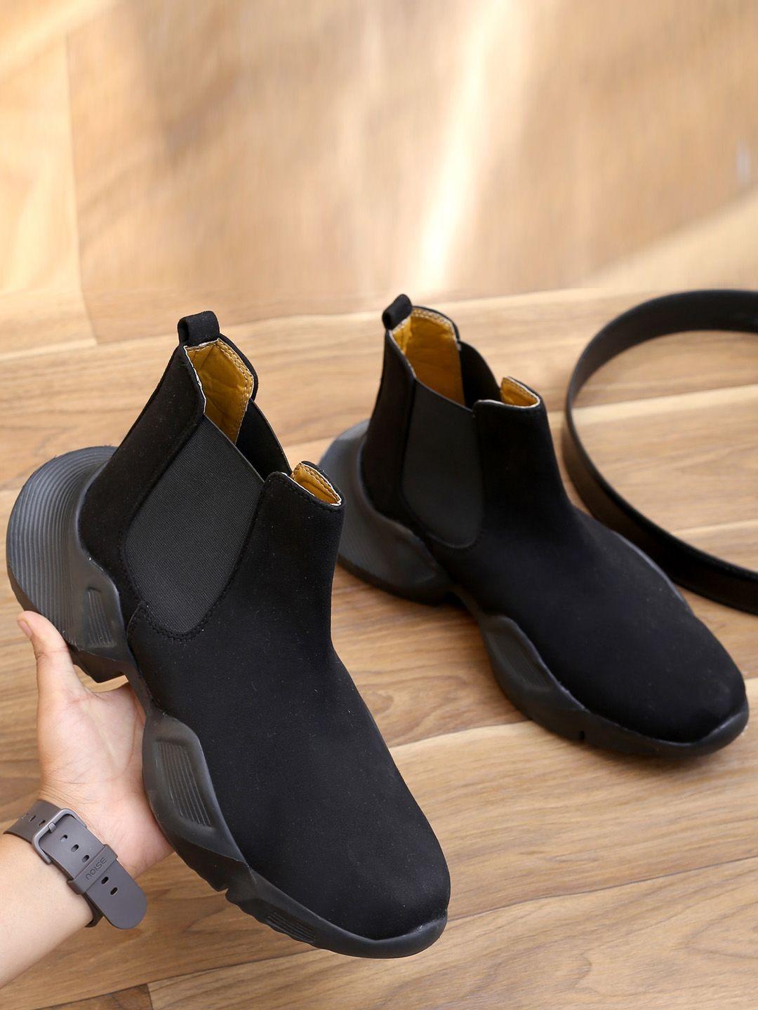 bxxy men flatform-heeled chelsea boots