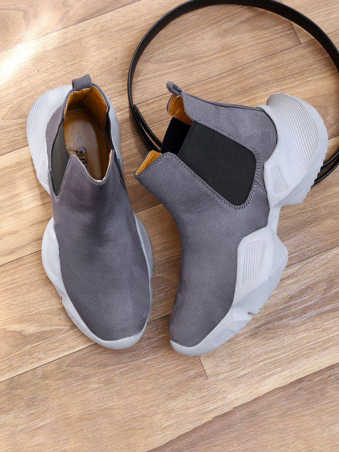 bxxy men flatform-heeled chelsea boots