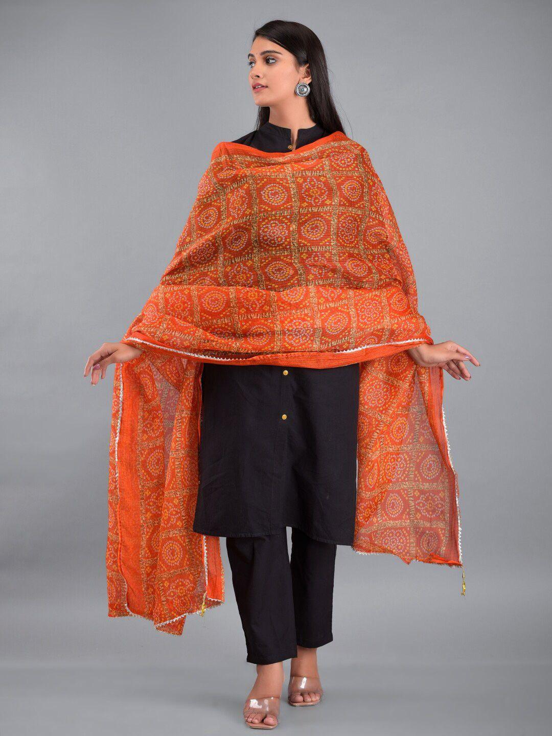 apratim bandhani printed dupatta