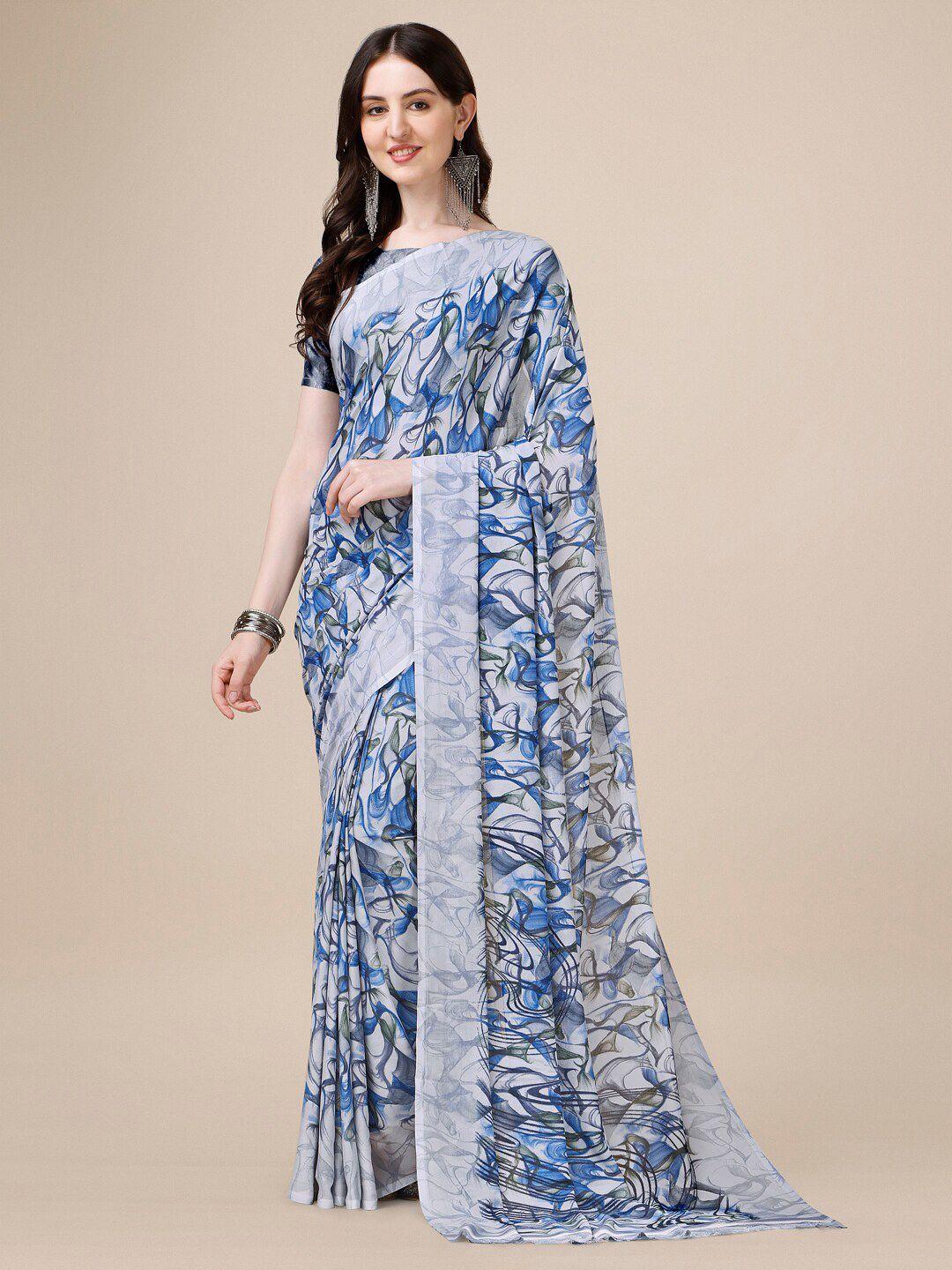 dori  abstract printed pure georgette saree