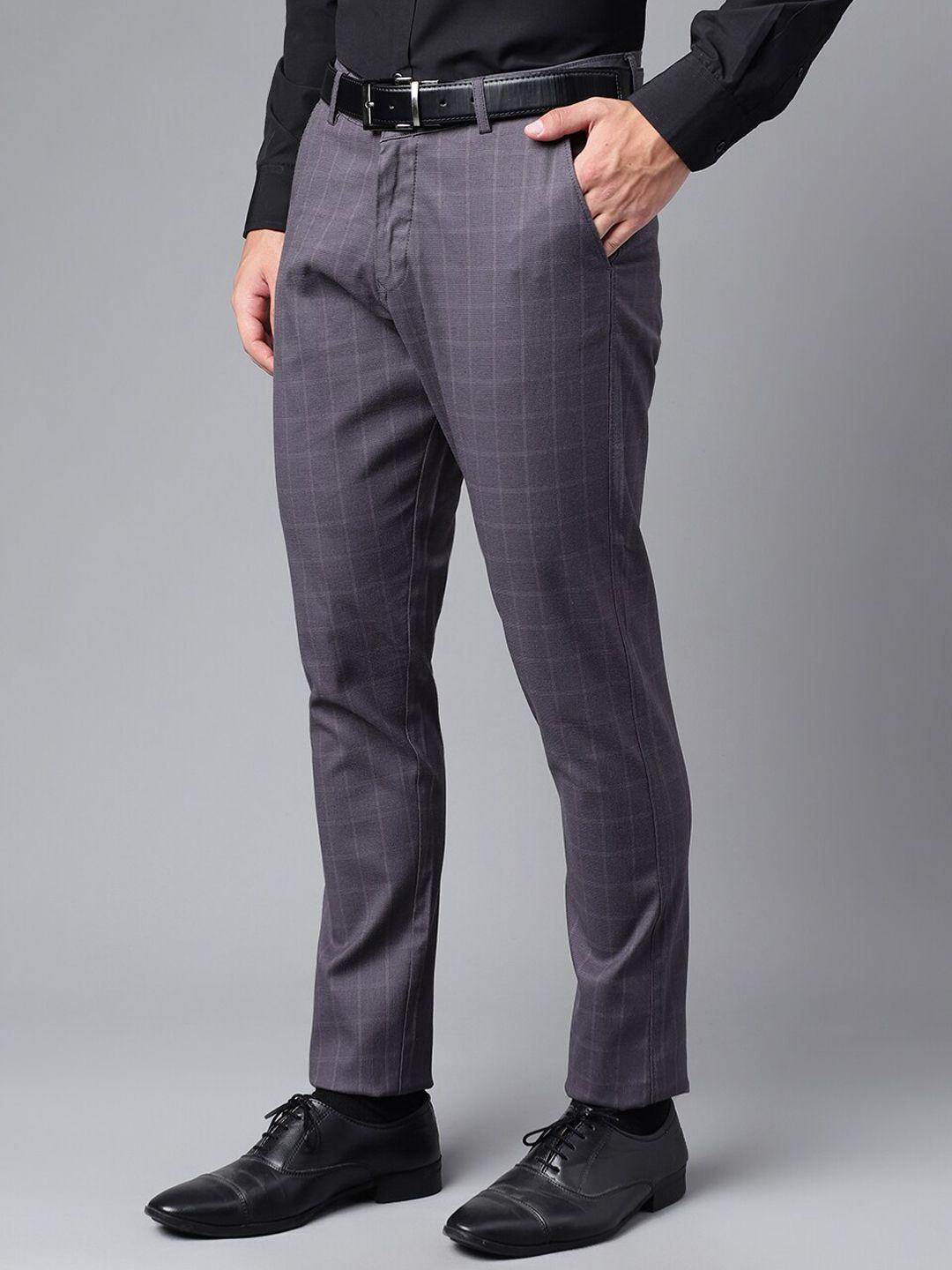 hancock men tailored slim fit formal trousers