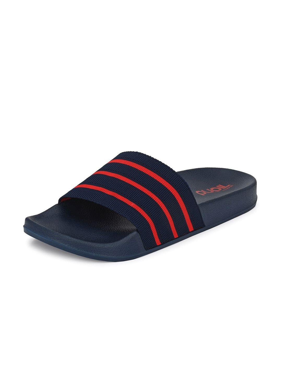 pupil london men striped sliders