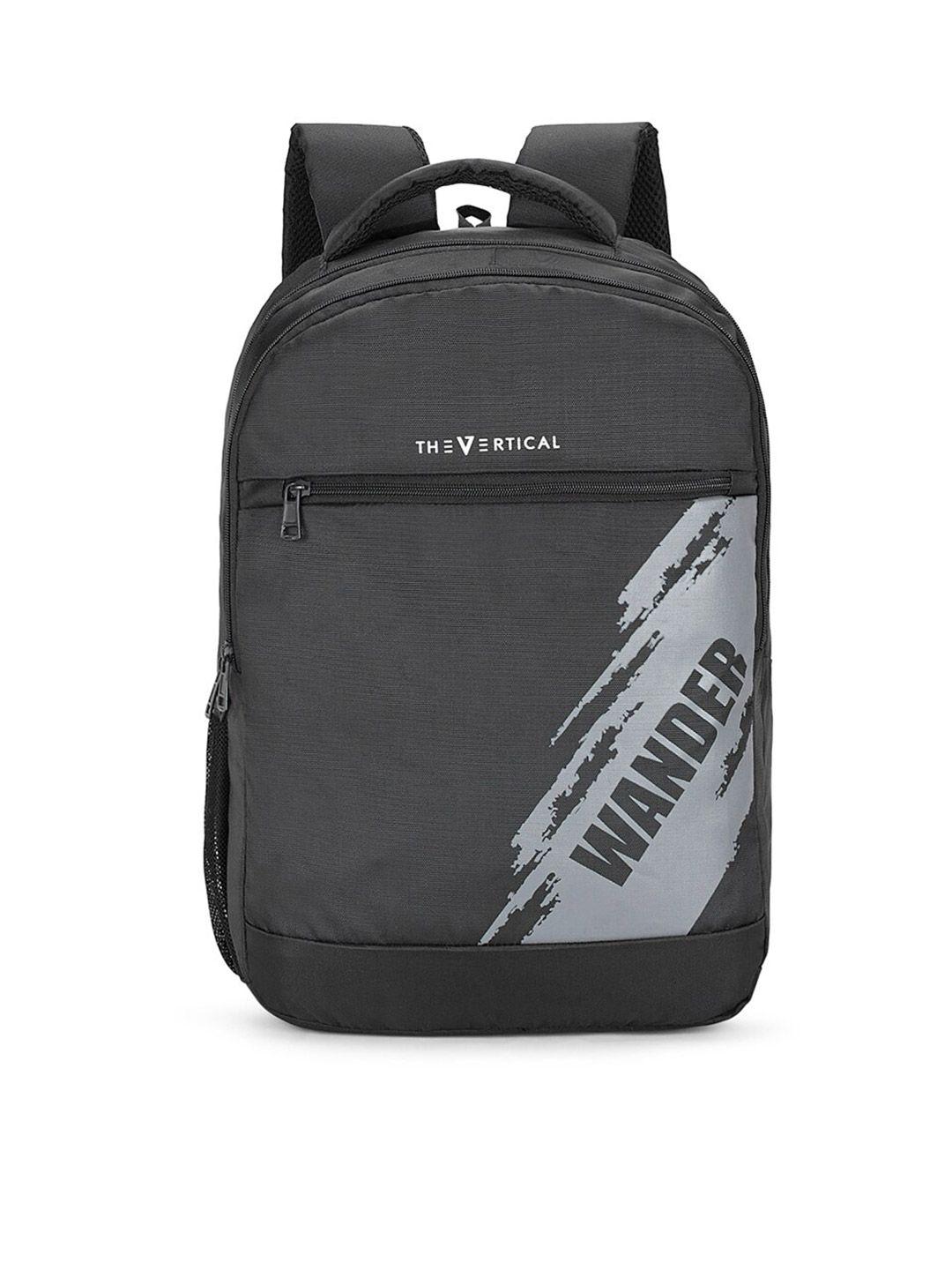 the vertical unisex typography backpack