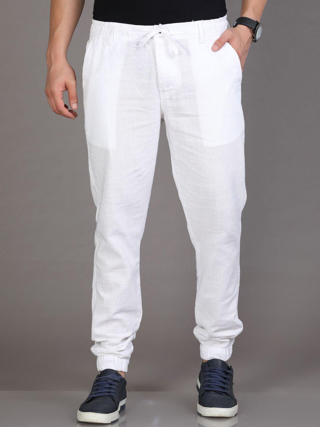 reslag men mid rise linen joggers