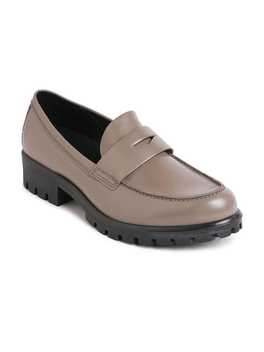 ecco women modtray comfort insole leather penny loafers