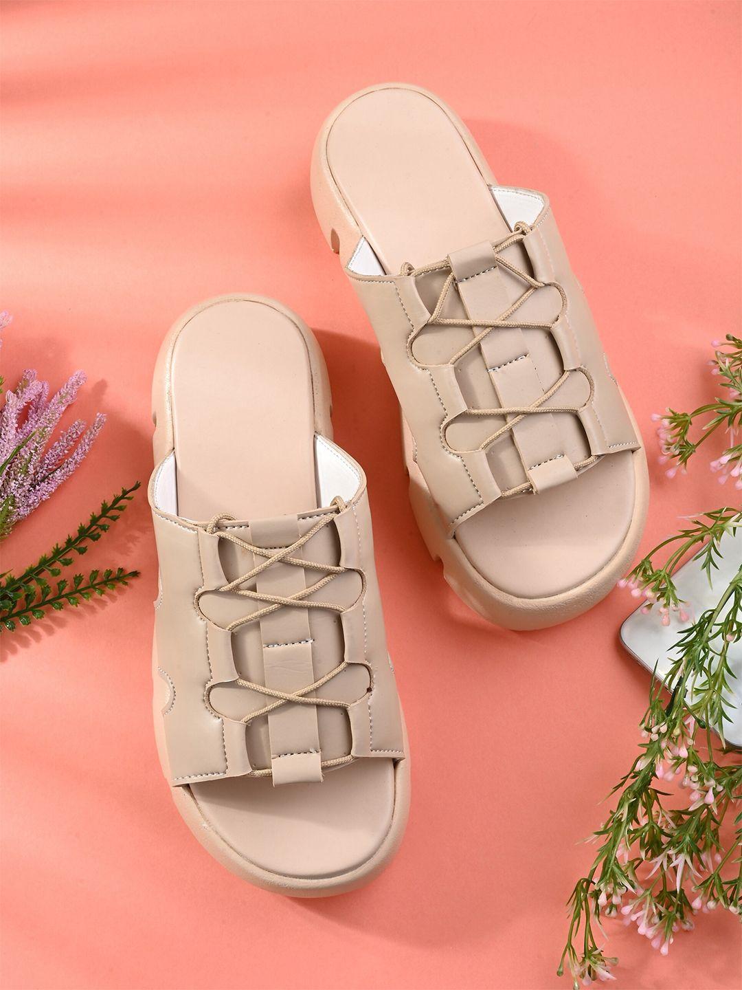 el paso women printed sliders