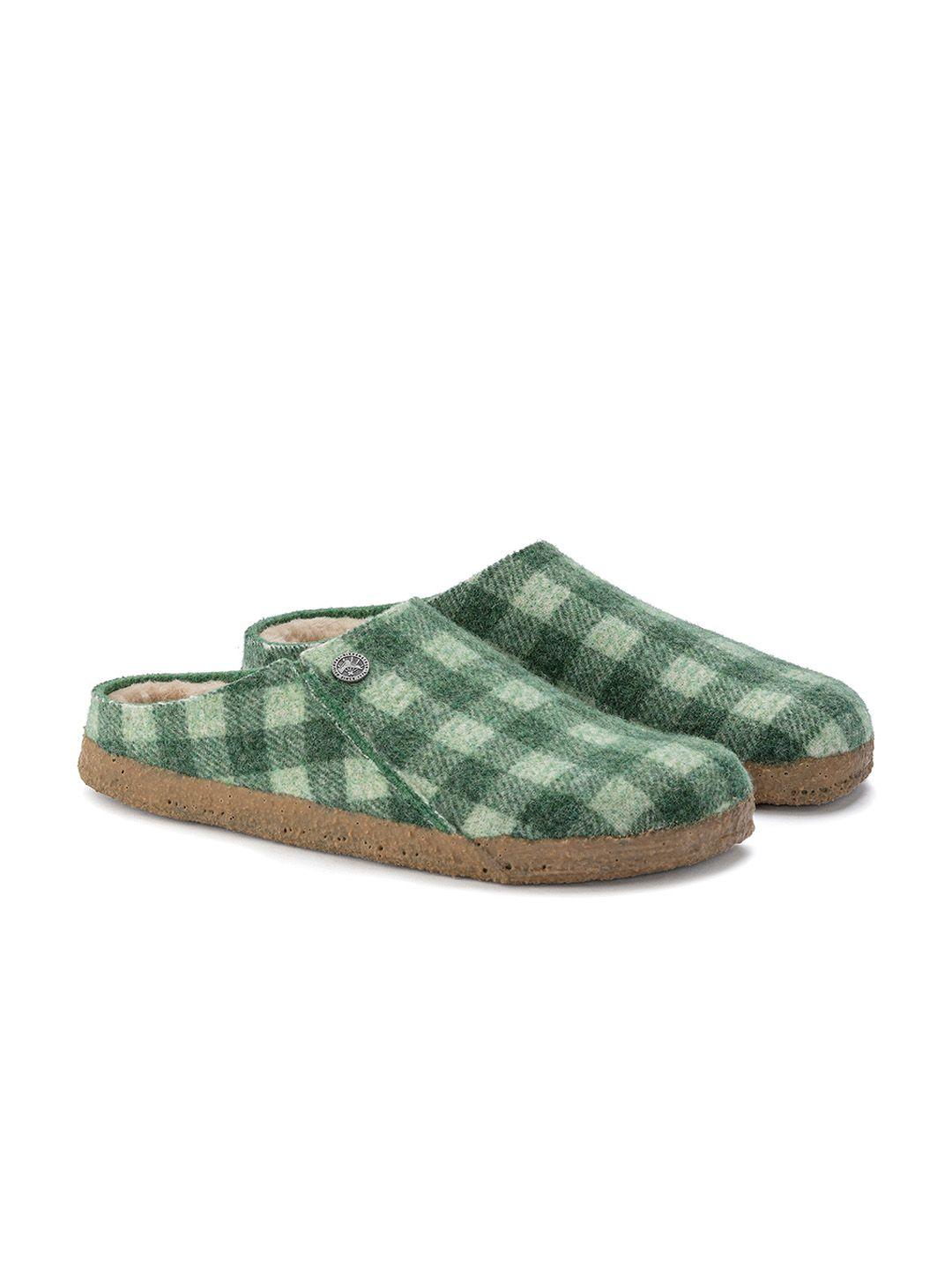 birkenstock zermatt shearling narrow width wool felt clogs