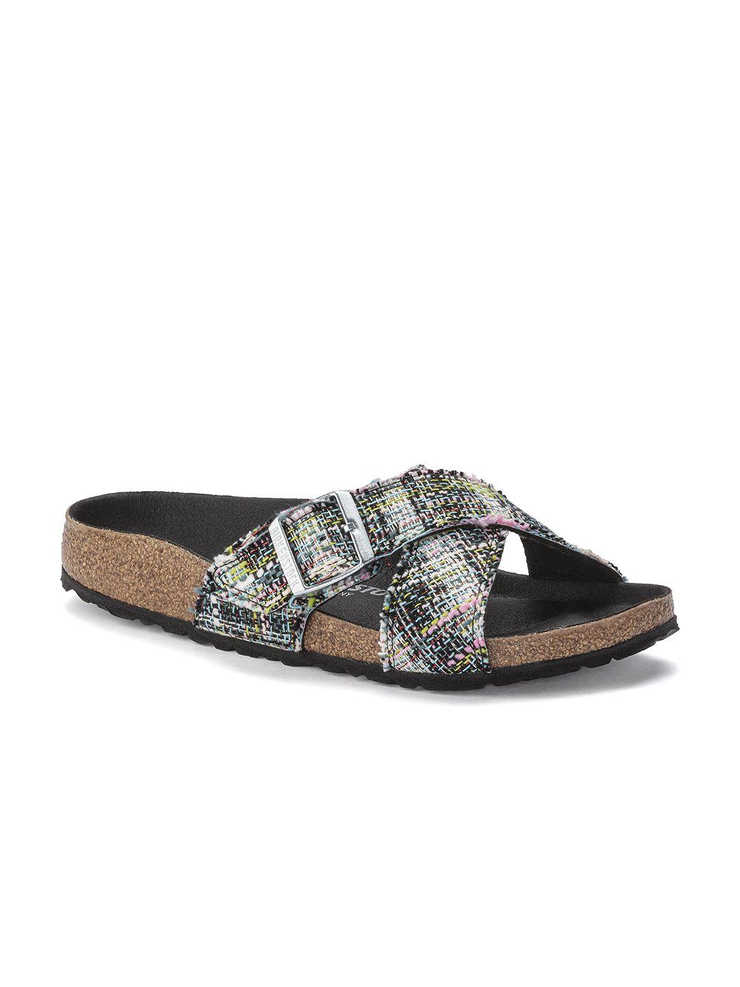 birkenstock siena narrow width cross strap open toe flats