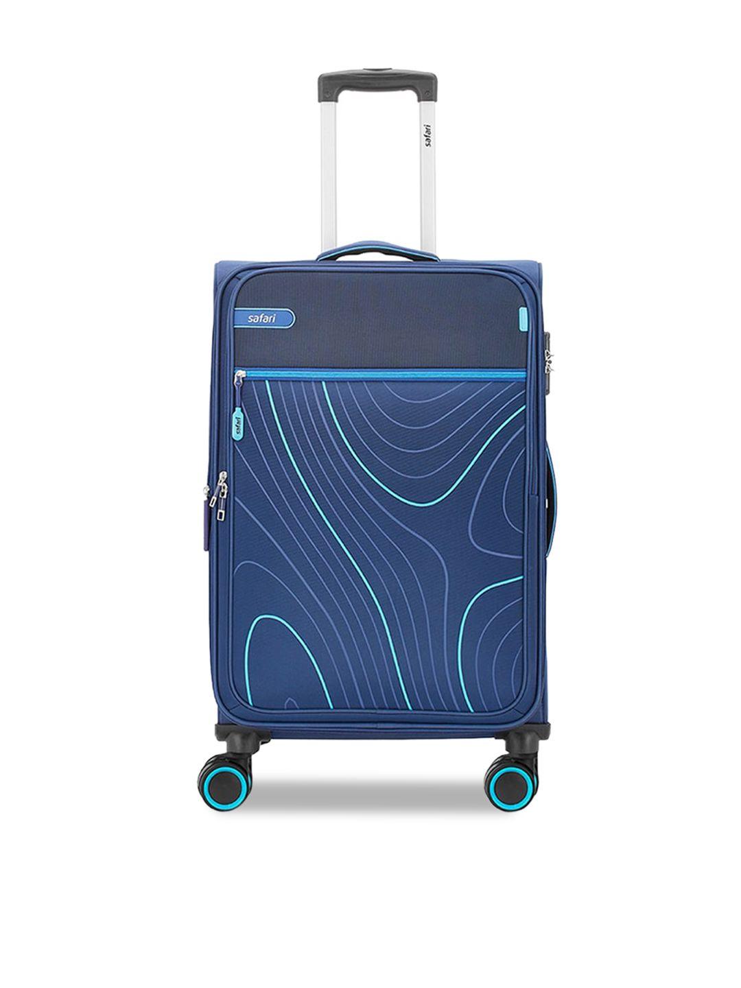 safari contour expandable medium check-in soft-sided luggage trolley