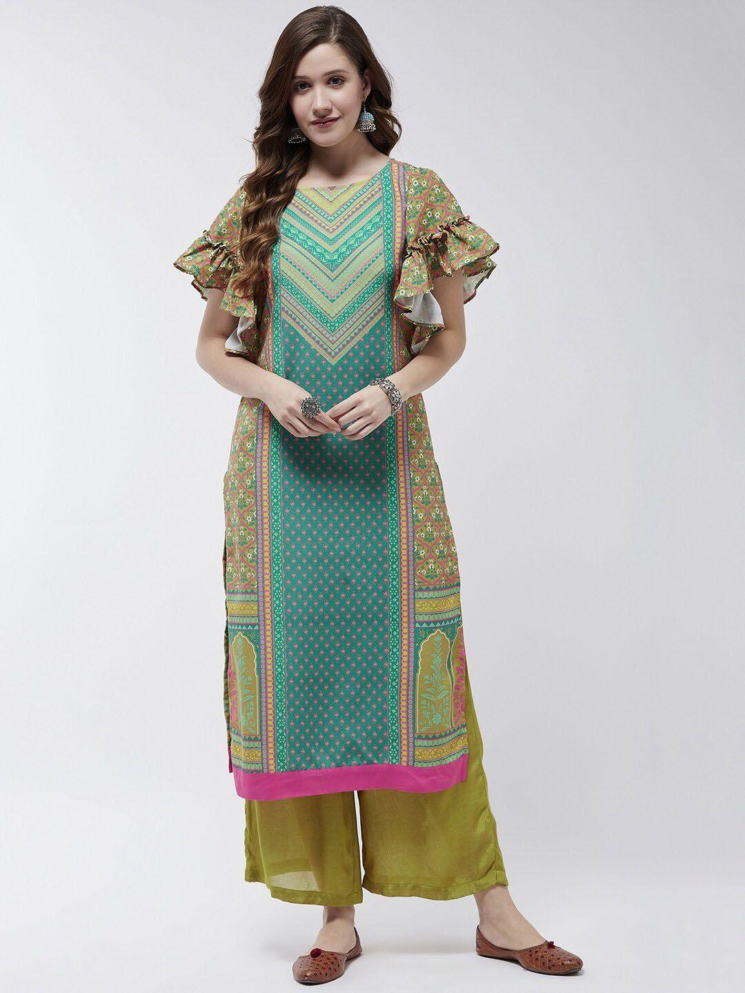 pannkh geometric printed kurta