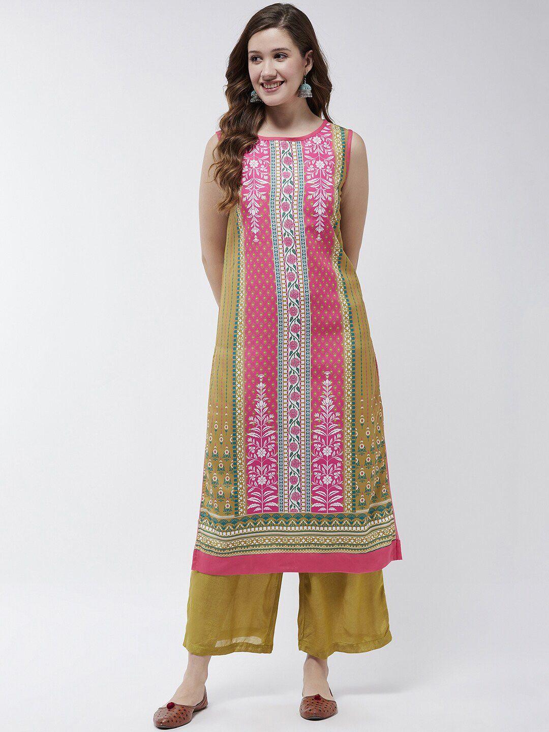 pannkh ethnic motifs printed kurta