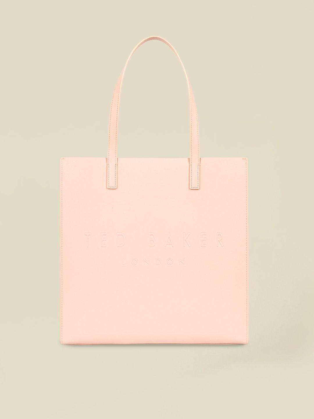 ted baker oversized shopper crosshatch tote bag