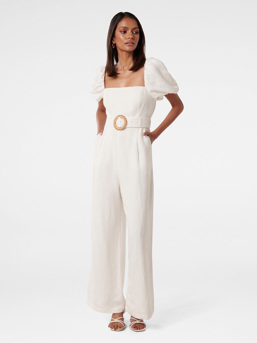 forever new linen basic jumpsuit