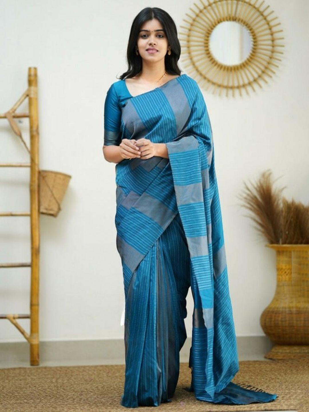 fab viva zari detailed banarasi saree