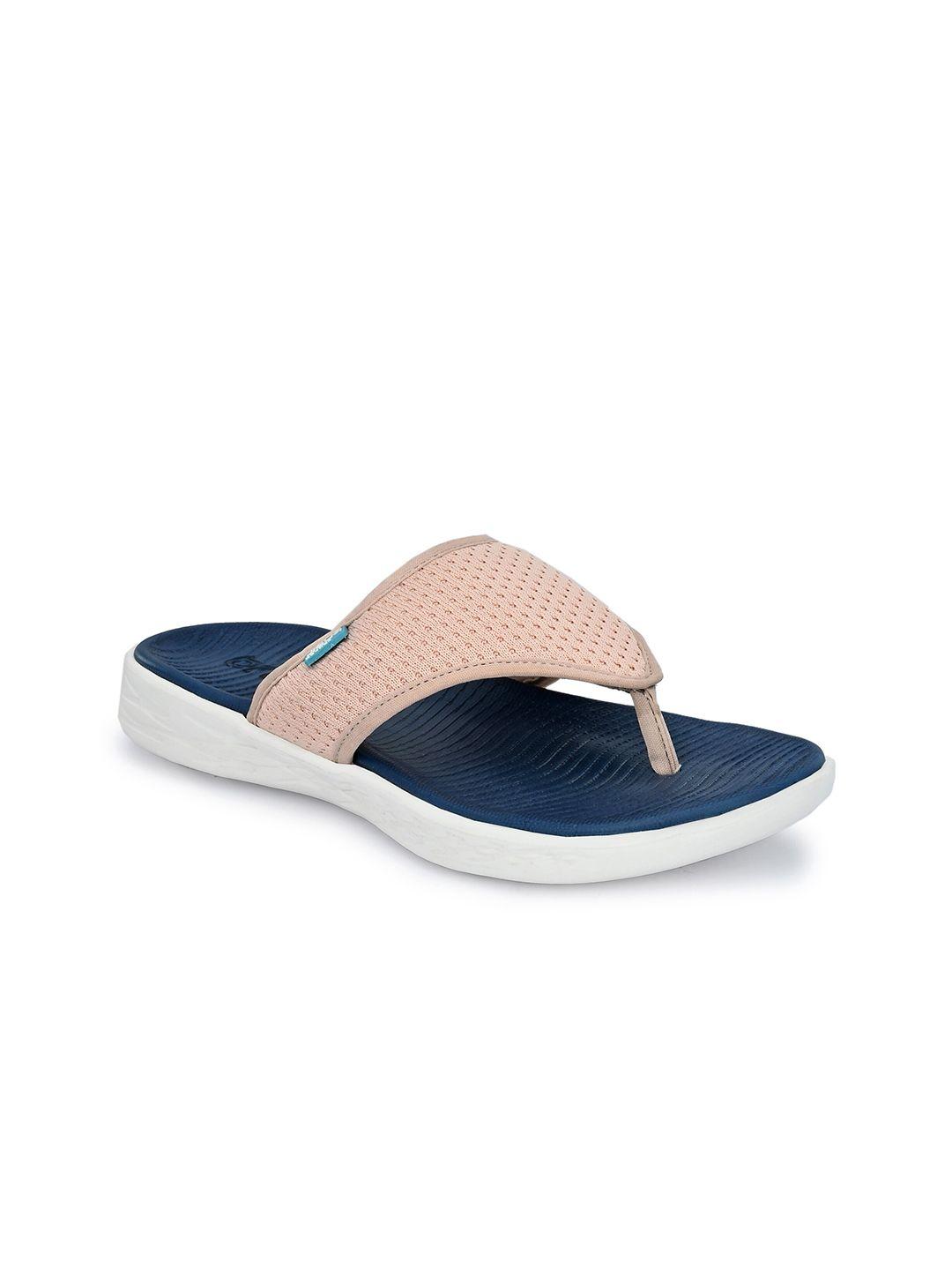 pupil london women textured thong flip-flops