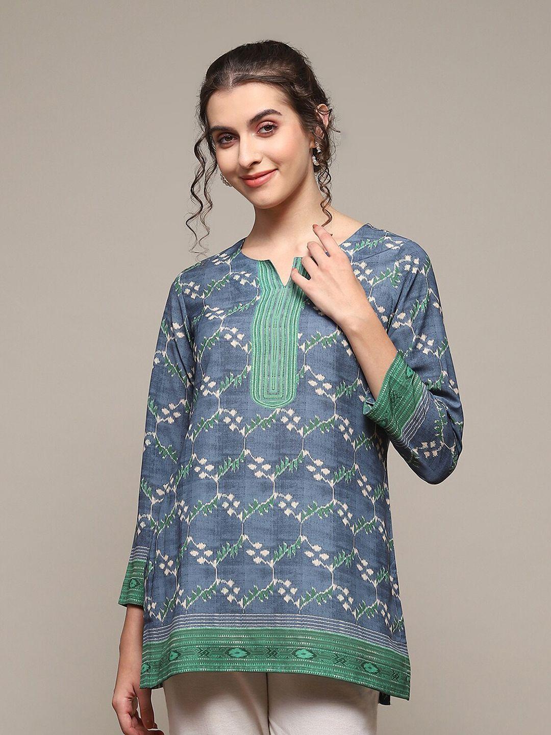 biba abstract printed regular kurti