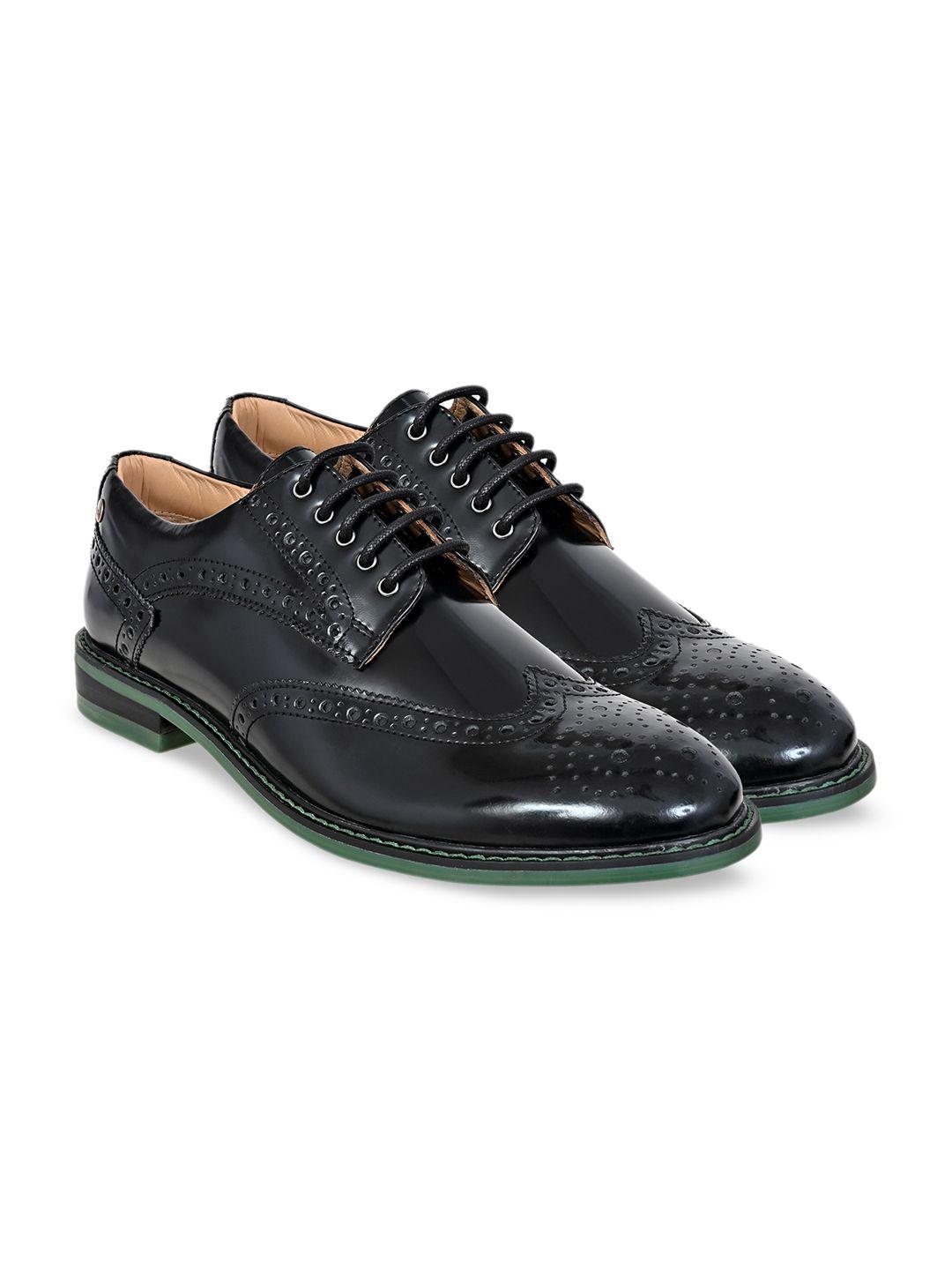 hx london men textured formal brogues