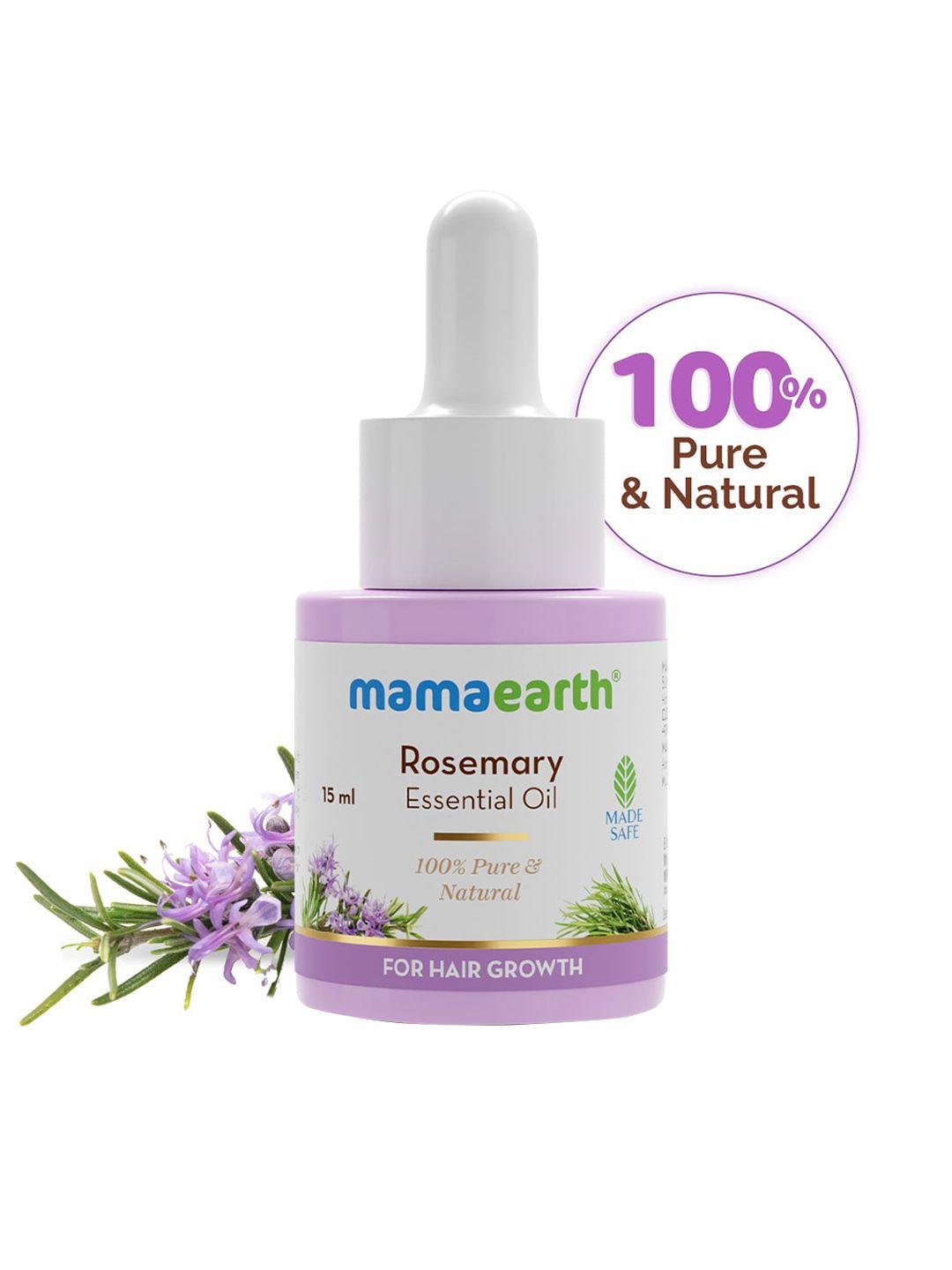 mamaearth rosemary essential oil for hair growth - 15 ml