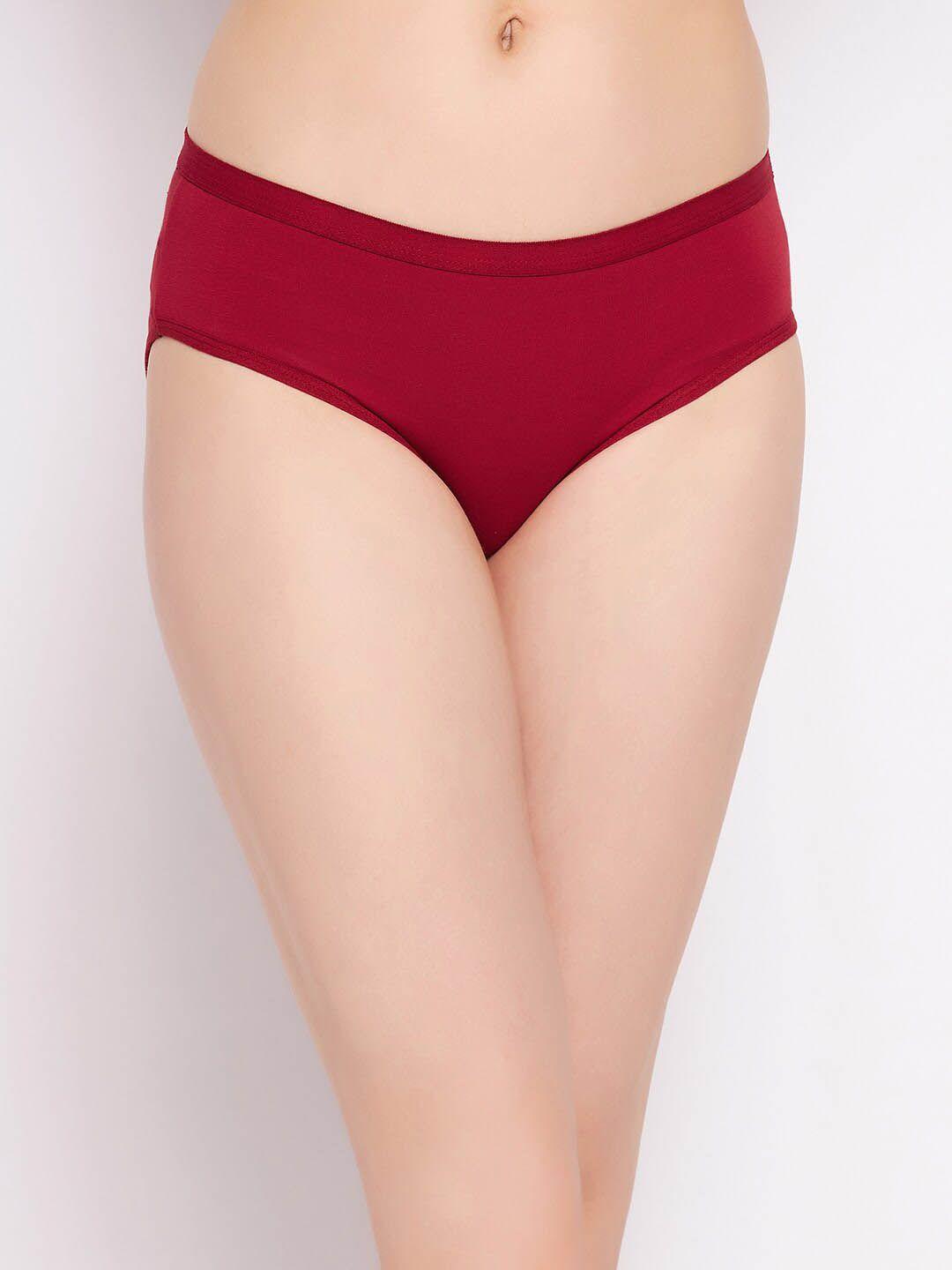 clovia women cotton mid-rise hipster briefs