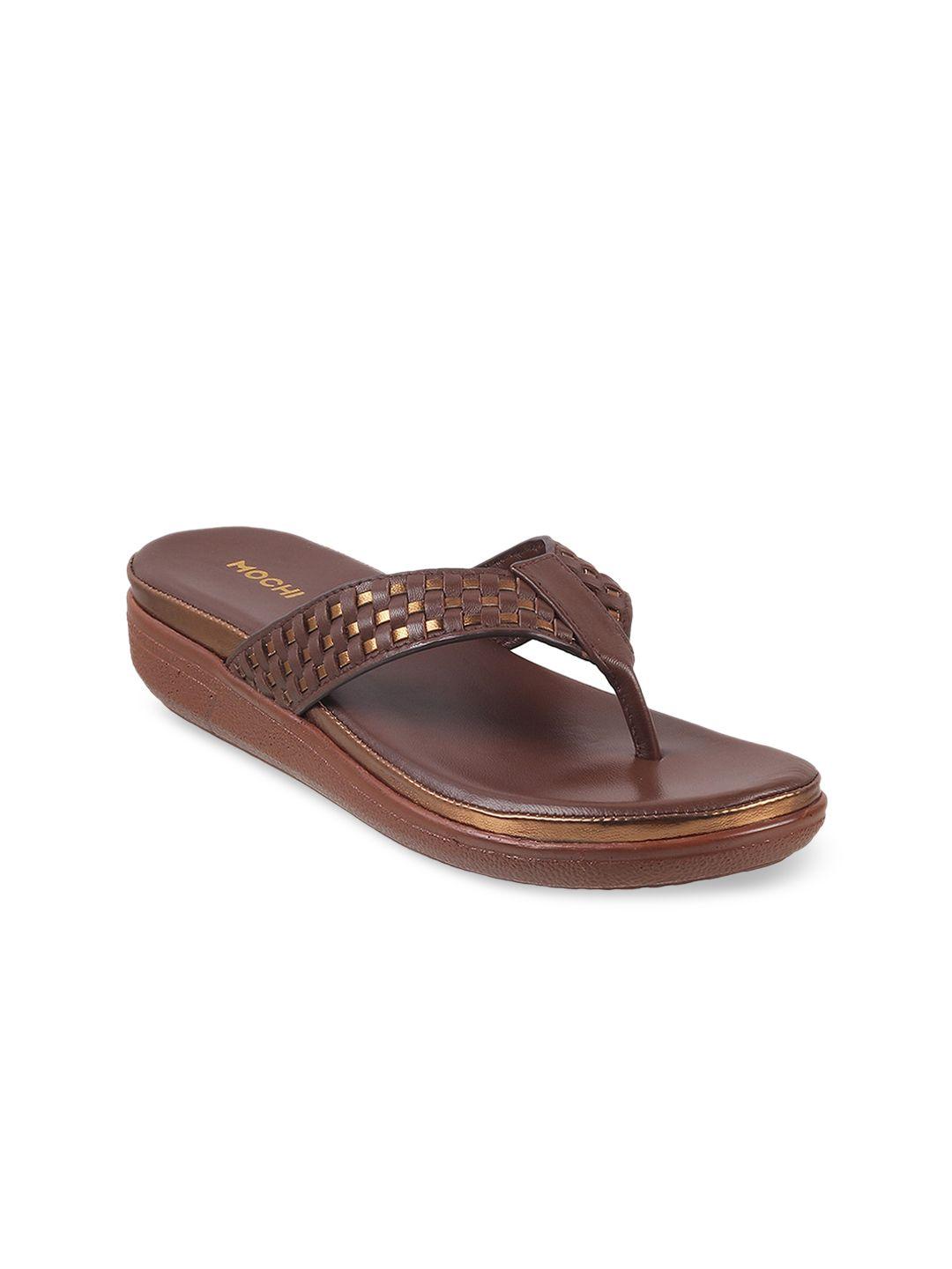 mochi brown wedge sandals