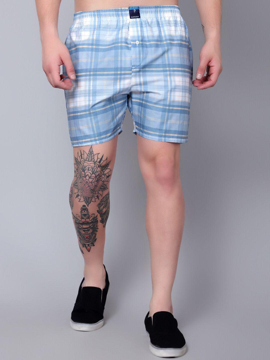 bawerin checked pure cotton breathable boxers 1