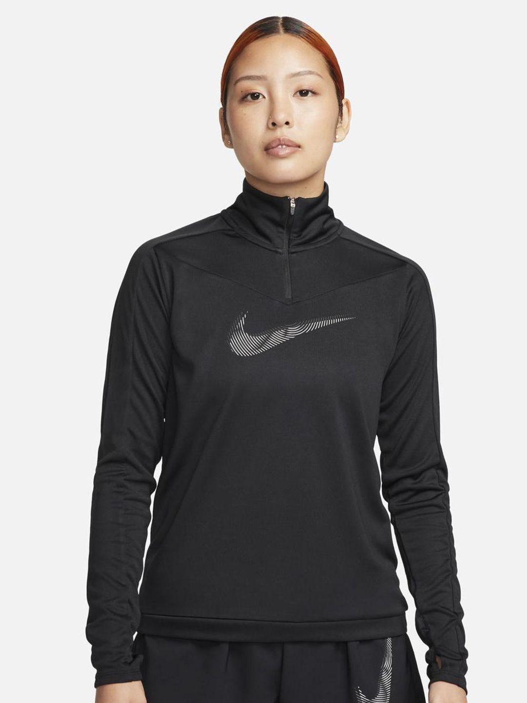 nike dri-fit swoosh 1/4-zip running sports jacket