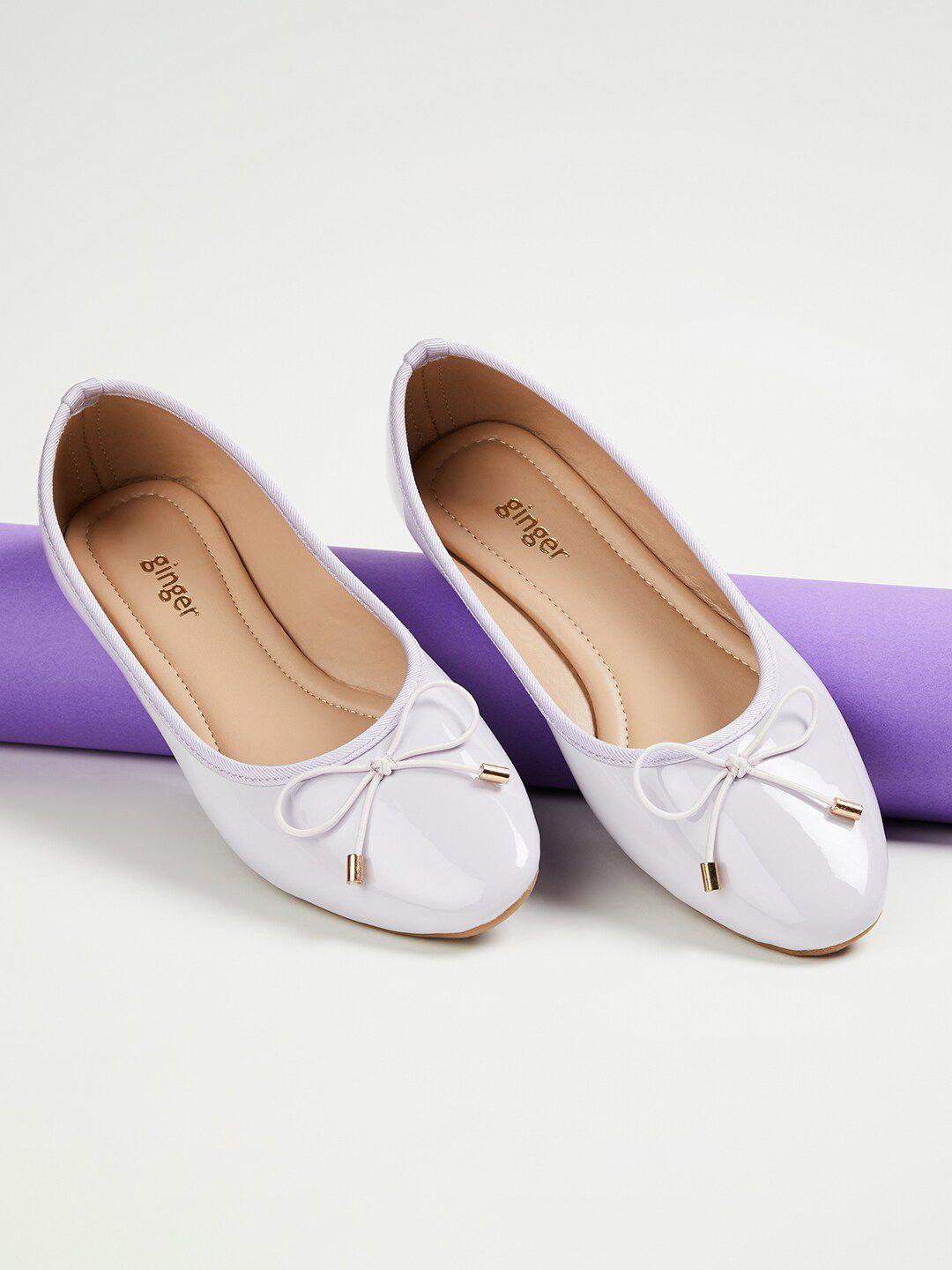 ginger by lifestyle slip-on ballerinas with bows